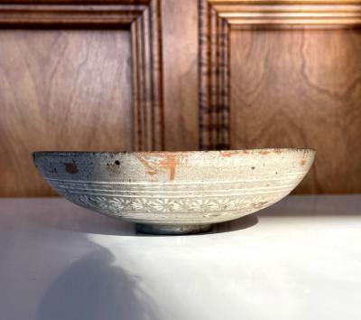 Antique Korean Ceramic Buncheong Bowl Joseon Dynasty