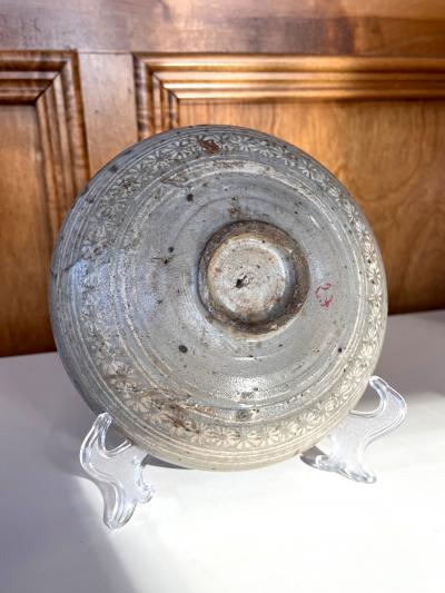 Antique Korean Ceramic Buncheong Bowl Joseon Dynasty