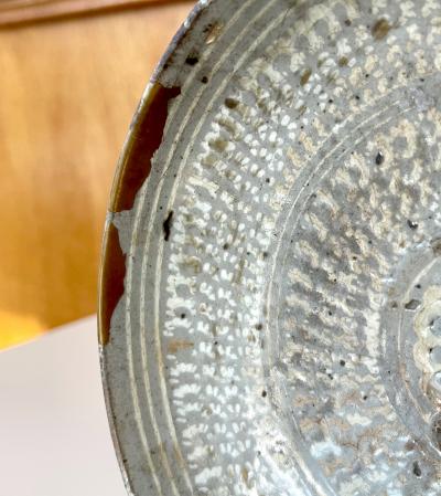 Antique Korean Ceramic Buncheong Bowl Joseon Dynasty