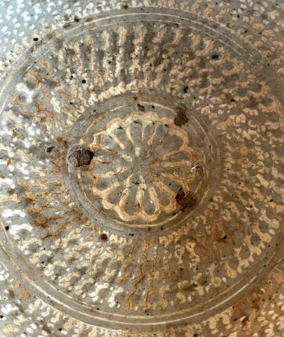 Antique Korean Ceramic Buncheong Bowl Joseon Dynasty