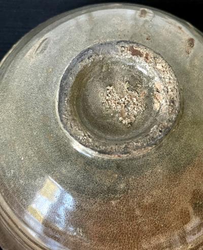 Antique Korean Ceramic Buncheong Bowl Joseon Dynasty