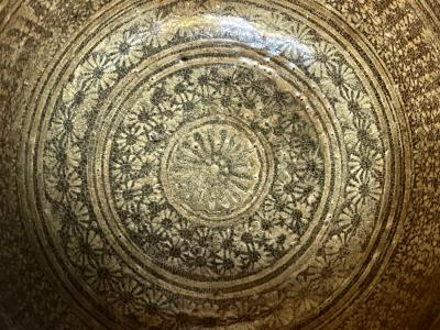 Antique Korean Ceramic Buncheong Bowl Joseon Dynasty