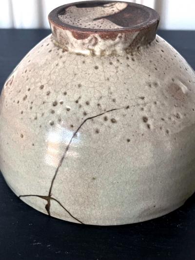 Antique Korean Ceramic Gohon Chawan Tea Bowl Joseon Dynasty