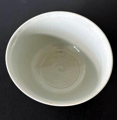 Antique Korean Ceramic White Bowl Joseon Dynasty