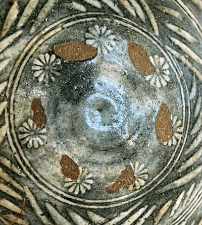 Antique Korean Mishma Tea Bowl Chawan Joseon Dynasty