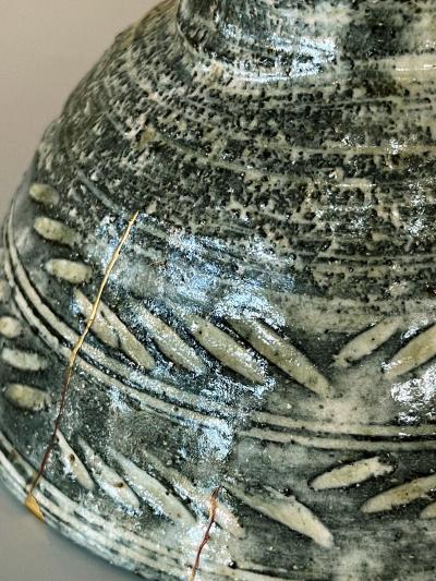 Antique Korean Mishma Tea Bowl Chawan Joseon Dynasty