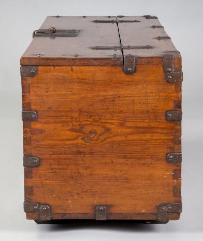 Antique Korean Money Chest or Trunk 18th Century