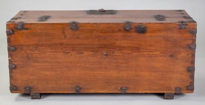 Antique Korean Money Chest or Trunk 18th Century