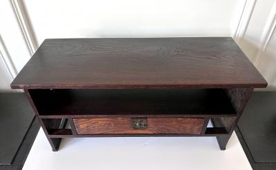 Antique Korean Sutra Desk with Buddhism Symbol Joseon Dynasty