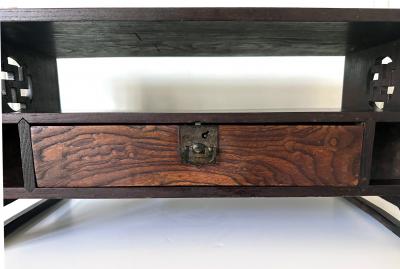 Antique Korean Sutra Desk with Buddhism Symbol Joseon Dynasty