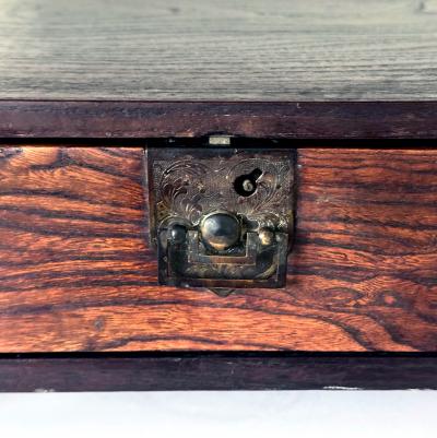 Antique Korean Sutra Desk with Buddhism Symbol Joseon Dynasty