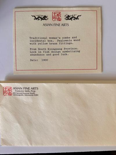 Antique Korean Table Top Chest with Drawers Joseon Dynasty