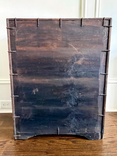 Antique Korean Two Level Wood Chest Jeon Ju Jang