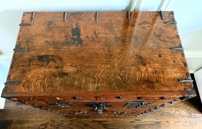 Antique Korean Two Level Wood Chest Jeon Ju Jang