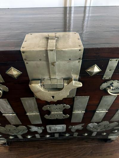 Antique Korean Wedding Bandaji Chest Joseon Dynasty