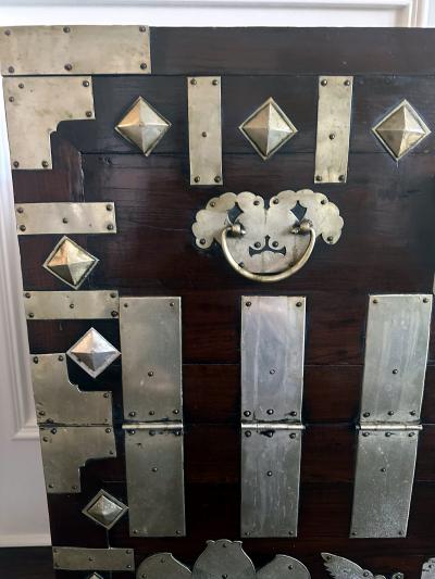 Antique Korean Wedding Bandaji Chest Joseon Dynasty