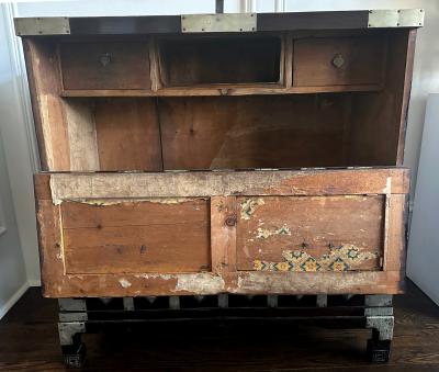 Antique Korean Wedding Bandaji Chest Joseon Dynasty