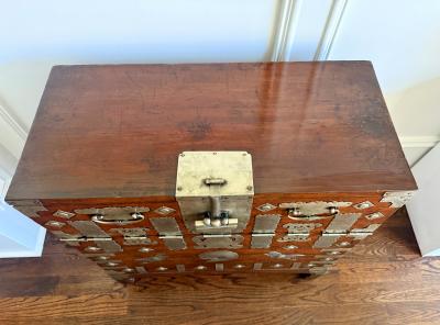 Antique Korean Wedding Bandaji Chest Joseon Dynasty Original Invoice