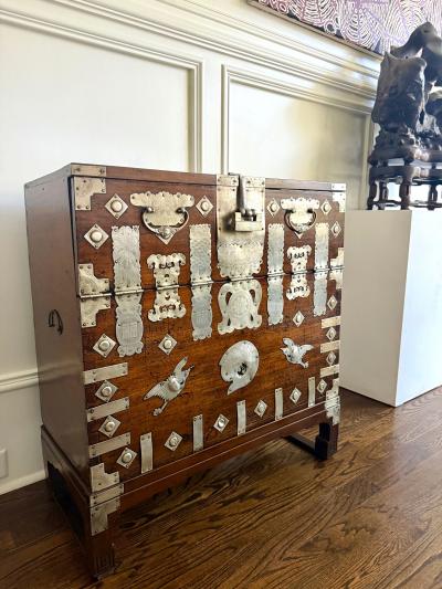 Antique Korean Wedding Bandaji Chest Joseon Dynasty Original Invoice