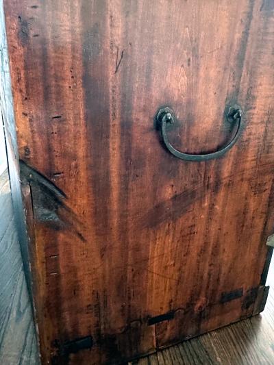Antique Korean Wedding Bandaji Chest Pyongyang Joseon Dynasty