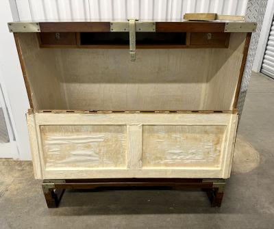 Antique Korean Wedding Bandaji Chest Pyongyang Joseon Dynasty