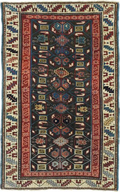 Antique Kuba Rug 2 10 x 4 5 