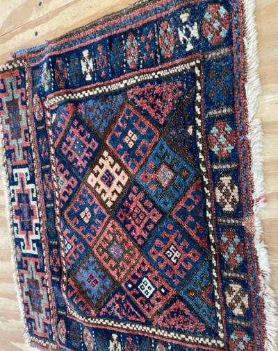 Antique Kurdish Rug Bag Jaff c 1900s