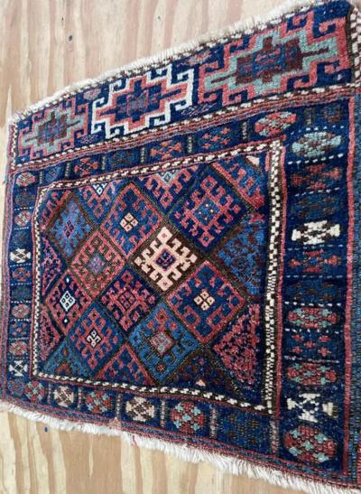 Antique Kurdish Rug Bag Jaff c 1900s