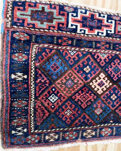 Antique Kurdish Rug Bag Jaff c 1900s