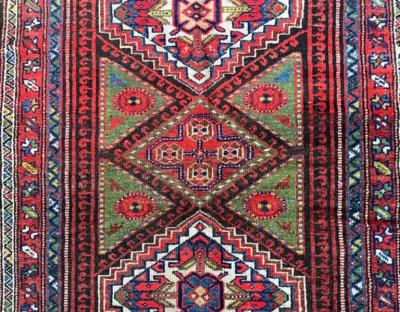 Antique Kurdish Runner c 1900