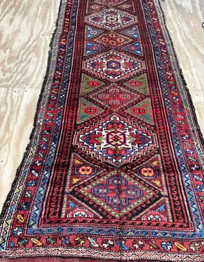 Antique Kurdish Runner c 1900