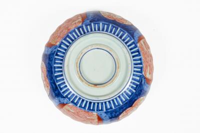 Antique Large Japanese Imari Porcelain Punch Bowl