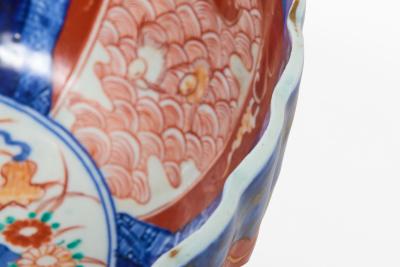 Antique Large Japanese Imari Porcelain Punch Bowl