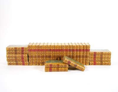 Antique Leather Bound 29 Volume Collection The Novels of Charles Lever 1894