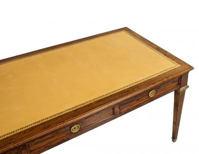 Antique Leather Top French Louis XVI Style Writing Desk