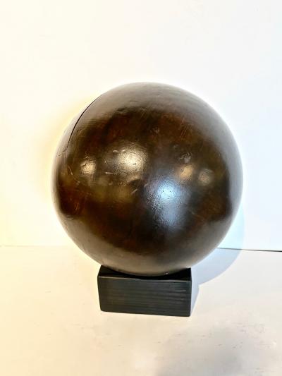 Antique Lignum Vitae Bowling Ball