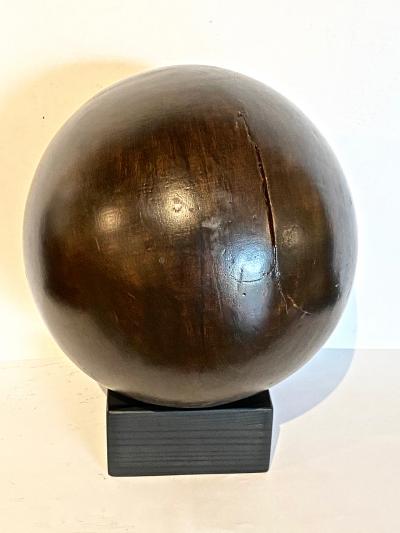 Antique Lignum Vitae Bowling Ball