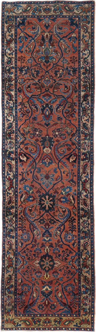 Antique Lilihan Runner 2 9 x 9 8 