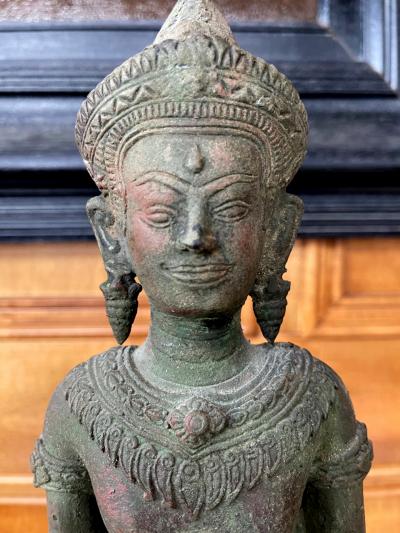 Antique Lopburi Buddha Statue from Thailand