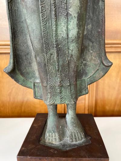 Antique Lopburi Buddha Statue from Thailand