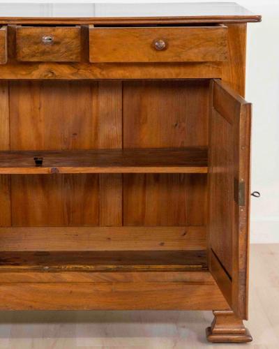Antique Louis Philippe Sideboard Dresser Cabinet Cupboard Buffet In Walnut 19t