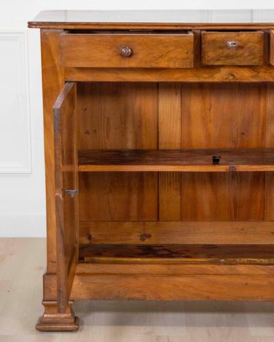 Antique Louis Philippe Sideboard Dresser Cabinet Cupboard Buffet In Walnut 19t
