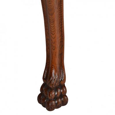 Antique Louis XIV Oak Dining Kitchen Library Table