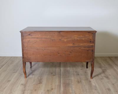 Antique Louis XV Chest Of Drawers with Marquetry Italy 18th