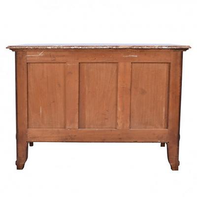 Antique Louis XV French Provincial Walnut Chest Commode