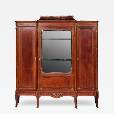 Antique Louis XVI Display Cabinet France 1890 s