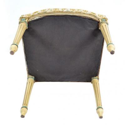 Antique Louis XVI Pair of Side Chairs 19th C France