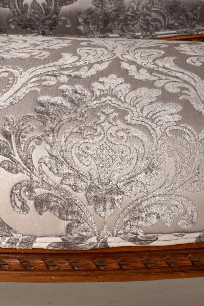 Antique Louis XVI Walnut Settee France 19th C