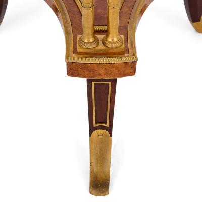 Antique Louis XVI style marble and ormolu mounted gu ridon