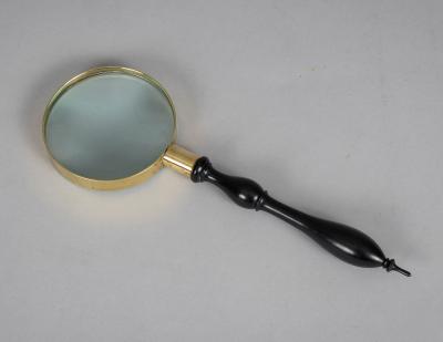 Antique Magnifying Glass with Ebony Handle